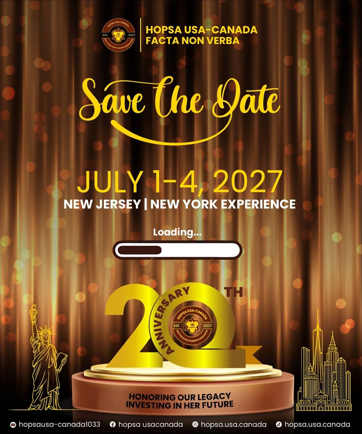 HOPSA USA-Canada 20th Anniversary flyer